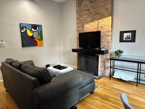 TV - Charming 2 BR apartment near Lincoln Park zoo in historic building (Chicago)