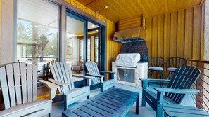 Terrace/patio - Obsidian Dreaming - On the Sierra Star Golf Course (Mammoth Lakes)