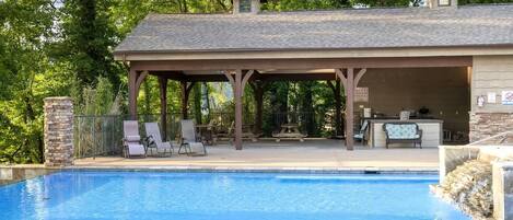 Seasonal outdoor pool