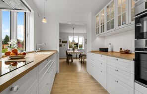 Frigorífico, placa de cocina, lavavajillas y cafetera o tetera