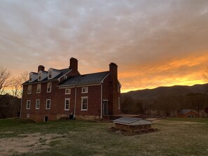 Exterior - MidMountain Retreat, a budding arts space in a historic home on the James River (Natural Bridge Station)