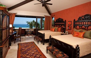 4 bedrooms, iron/ironing board, WiFi, bed sheets