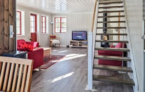 Tv och eldstad