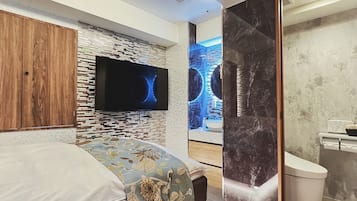 Habitación empresarial | Decoración personalizada, cortinas blackout y insonorización