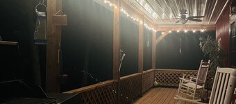 Cozy Cabin nestled on 10 acres just minutes from the lake and the speedway