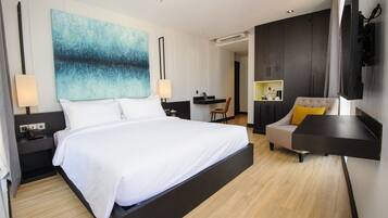 Chambre Double « Premier » | 1 chambre, literie de qualité supérieure, couette en duvet d'oie