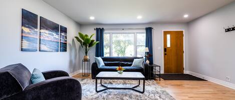 TV connectée, cheminée