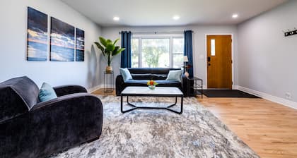 Pet-friendly home near Lake Michigan with fenced in back yard