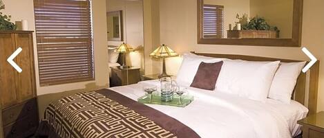 1 slaapkamer, een strijkplank/strijkijzer, wifi, beddengoed