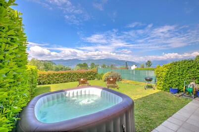 Miralago Lake View Outside Whirlpool, Ispra, Italy