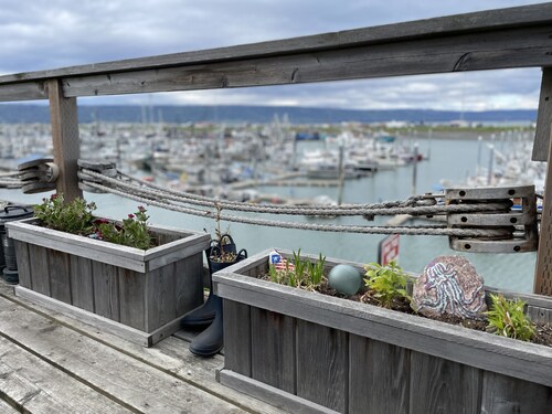 Beautiful Homer Spit Vacation Rental Overlooking Harbor