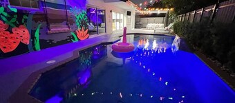 Flamingo's Resort tropical paradise filled with flamingo vibes!!!