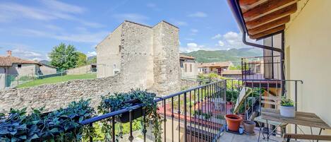 Familie appartement, 4 slaapkamers, 2 badkamers (Henry-Historic Center 300m From Lake) | Balkon