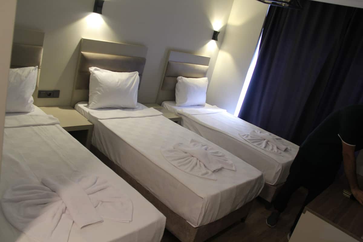 Premium bedding, minibar, desk, soundproofing