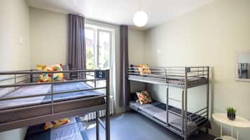 Premium Shared Dormitory (6 Beds) | Soundproofing, iron/ironing board, free WiFi, bed sheets