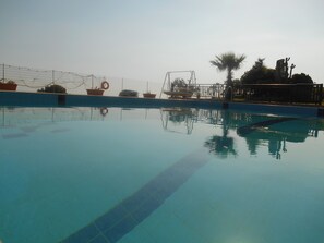 Pool - 5' to the Libyan Sea, 5'' to the pool & gardens, and 0'' to the panorama view! (Frangokastello)