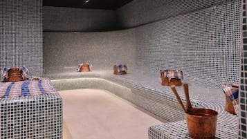 Baño turco/hammam, tratamientos corporales, aromaterapia