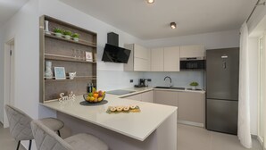 Coffee/tea maker, fridge, microwave, oven - Villa Grande Brščići (Istria - Juršići) (Juršići)