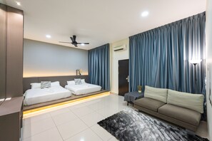 7 chambres, fer et planche à repasser, Wi-Fi, draps fournis