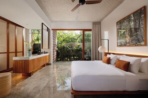 7 bedrooms, memory foam beds, desk, iron/ironing board - Uma Santai Villa Pererenan by Nakula (Canggu)