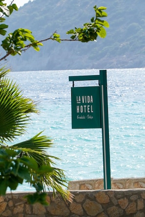 Private beach, free beach shuttle