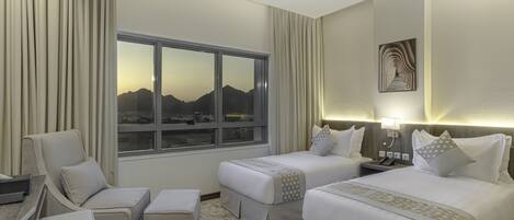 Deluxe Twin Room | Egyptian cotton sheets, premium bedding, Select Comfort beds, minibar