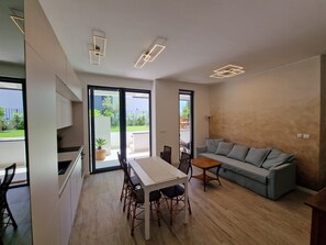Apartment, 1 Queen Bed with Sofa bed | Dining - Luxury Modern apt w Garden, 3 min Walk to Beach (Split)
