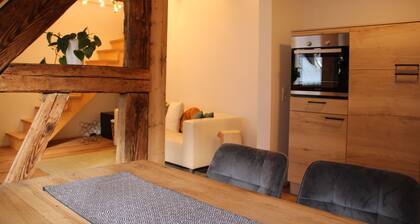 Renovated maisonette vacation apartment in the historic old town center of Sulzburg