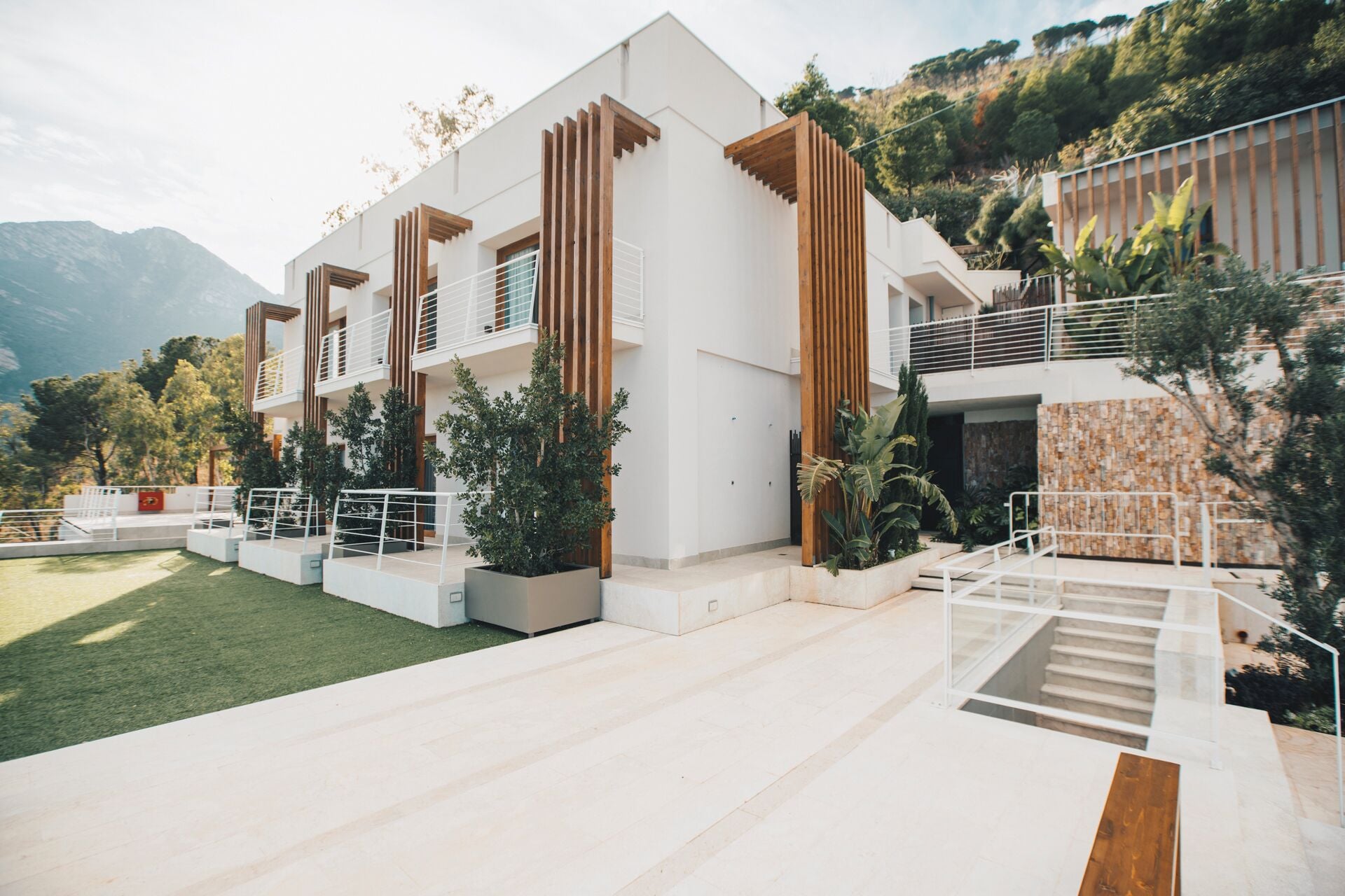 Fassade der Unterkunft