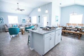 House, Multiple Beds, Pool Access, Pool View (Off da Hook) | Interior - Off da Hook Private Heated Pool Pet Friendly (Port Aransas)