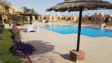 Indoor pool, outdoor pool