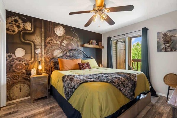Condo, Multiple Beds, Balcony, Garden View (Time Traveler Suite) | 2 bedrooms, individually decorated, individually furnished, free WiFi