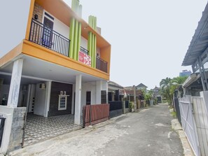 Façade de l’hébergement