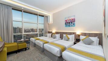 Egyptian cotton sheets, premium bedding, Select Comfort beds, minibar