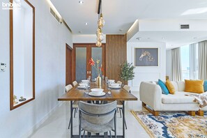 Dining - bnbme | U Bora Towers | 3 + Maids (Dubai)