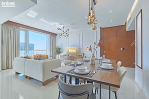 Dining - bnbme | U Bora Towers | 3 + Maids (Dubai)