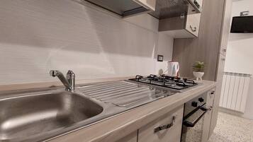 KĂŒhlschrank, Mikrowelle, Ofen, Herdplatte