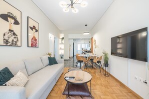 Departamento urbano | Área de sala de estar | Televisión de pantalla plana 