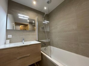 Shower, hair dryer
