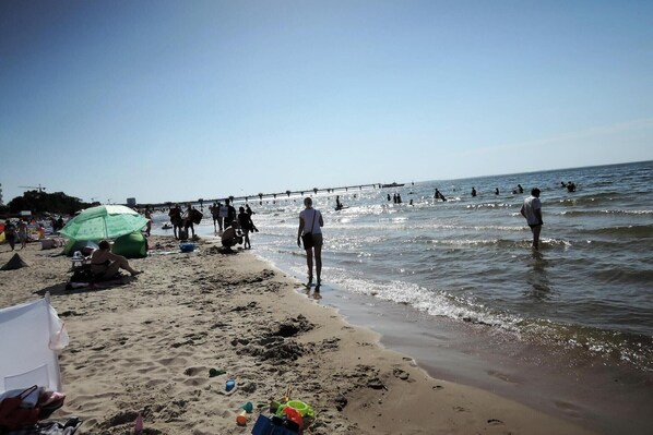 Tæt på stranden