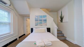 Rom – city | 1 soverom, sengetøy av topp kvalitet og senger med overmadrass