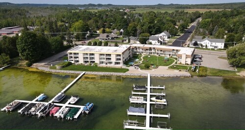 Lakefront Condo w/ Private Boat Dock on Crooked Lake- Petoskey & Harbor Springs
