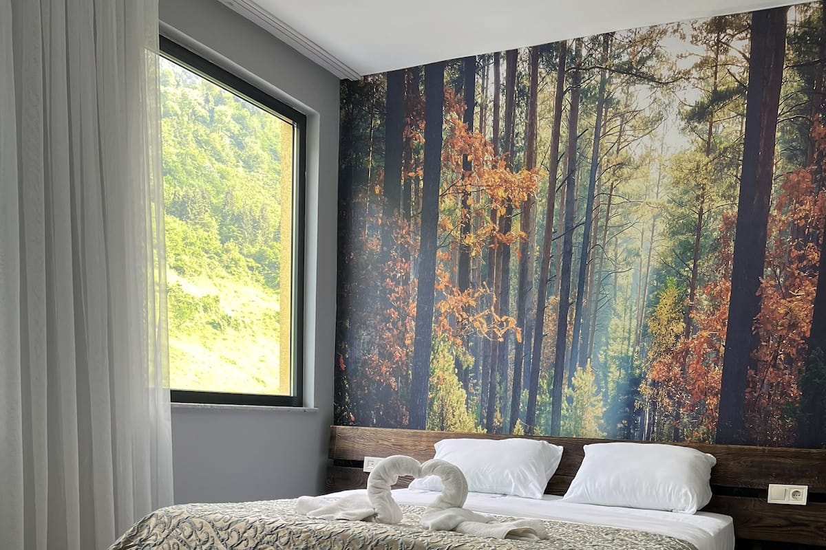 1 habitación, ropa de cama de alta calidad y decoración personalizada