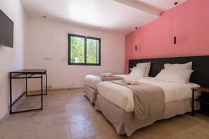 2 slaapkamers, beddengoed