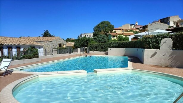 Pool - Sea View Villa with Pool & Sunset Terrace | Private Parking | Badesi, Sardinia (Badesi)