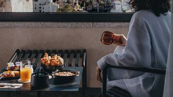 Literie de qualité supérieure, surmatelas, minibar