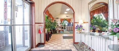 Interior entrance
