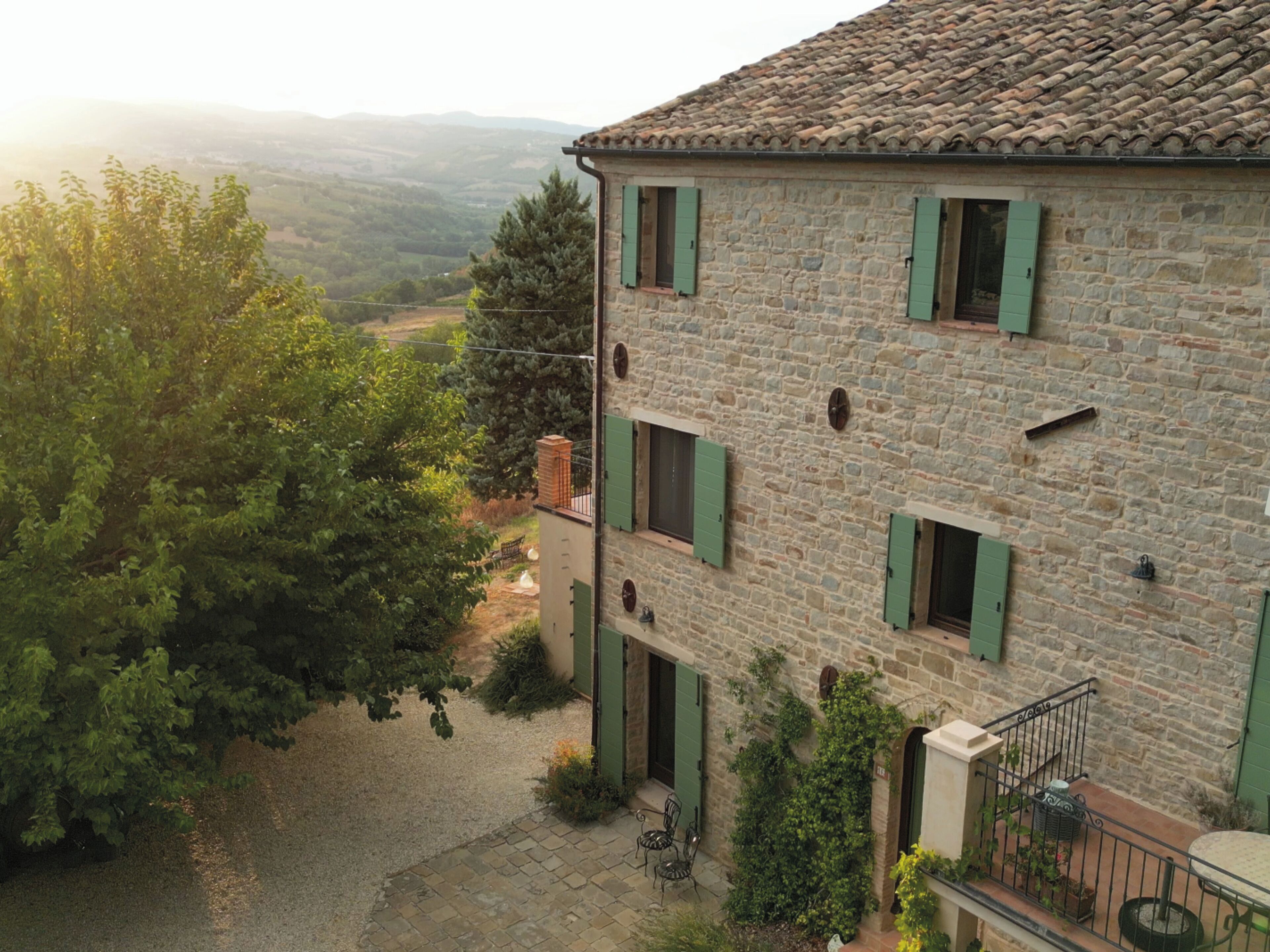 Facciata della struttura