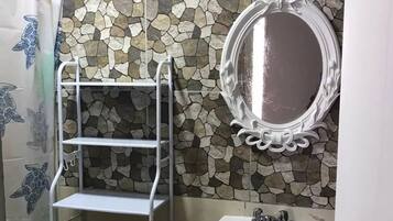 Shower, toilet paper