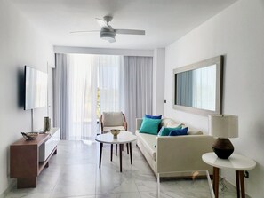 Living area - Stylish apt 2b priv jacuzzi- Bella Danna @Cana Rock (Punta Cana)